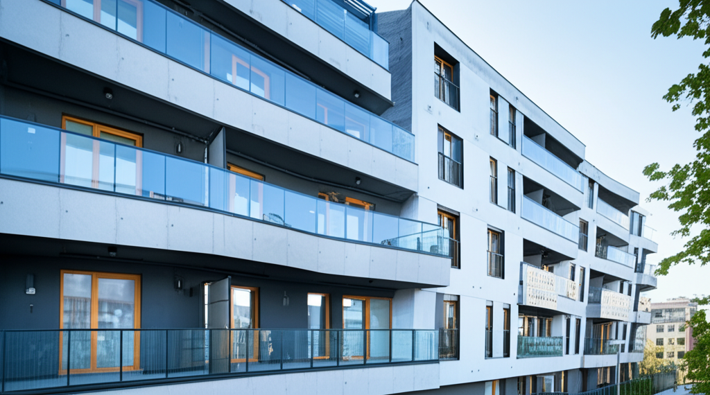 Modernes Mehrfamilienhaus